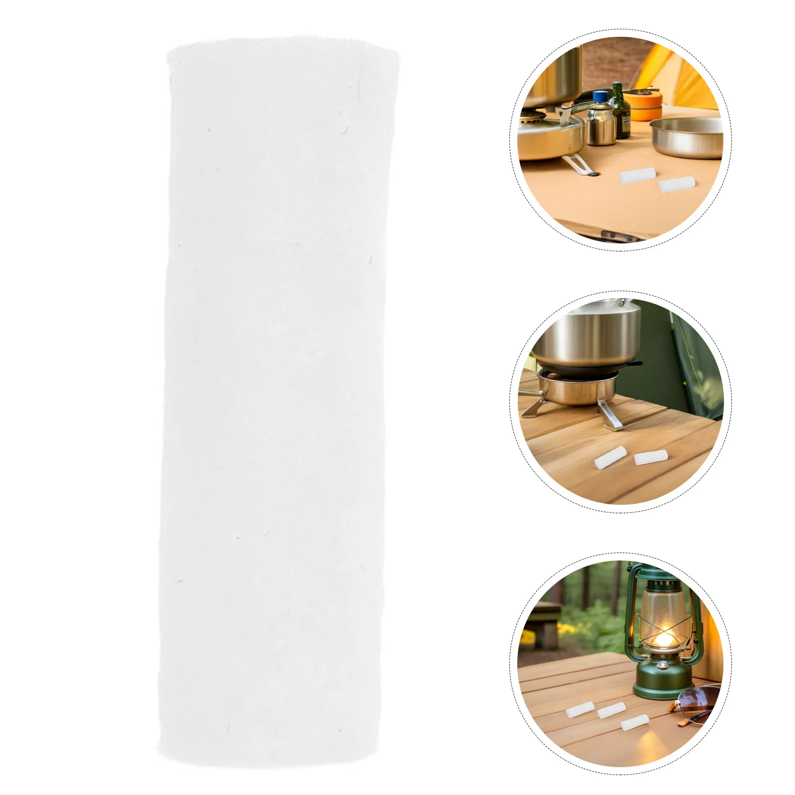 แท่งจุดไฟฝ้าย 30 ชิ้น แบบพกพา สำหรับจุดไฟกลางแจ้ง เหมาะสำหรับการเดินป่า ตั้งแคมป์ และเตาผิง อุปกรณ์สำหรับกิจกรรมกลางแจ้ง