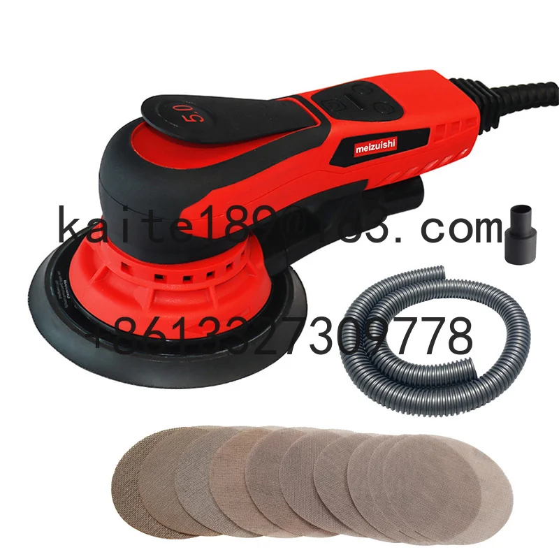 ماكينة سنفرة مدارية كهربائية بدون فرش عشوائية 2023 تصميم جديد 6 بوصة 350 وات 5.0 ملم و2.5 ملم أوبم كهربائي 1.4 150 ملم 50/60 هرتز #6