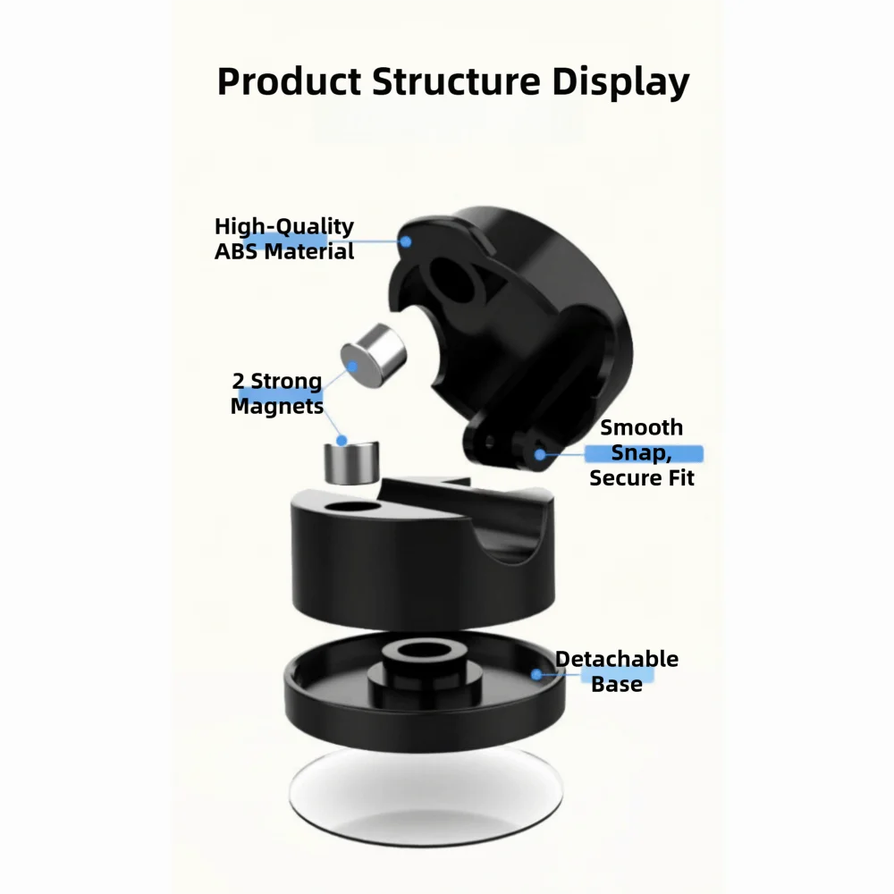 

3Pcs Wire Arrangement Magnetic Cable Organizer Adhesive Adjustable Cord Holder Rotatable Cable Management Office Desk