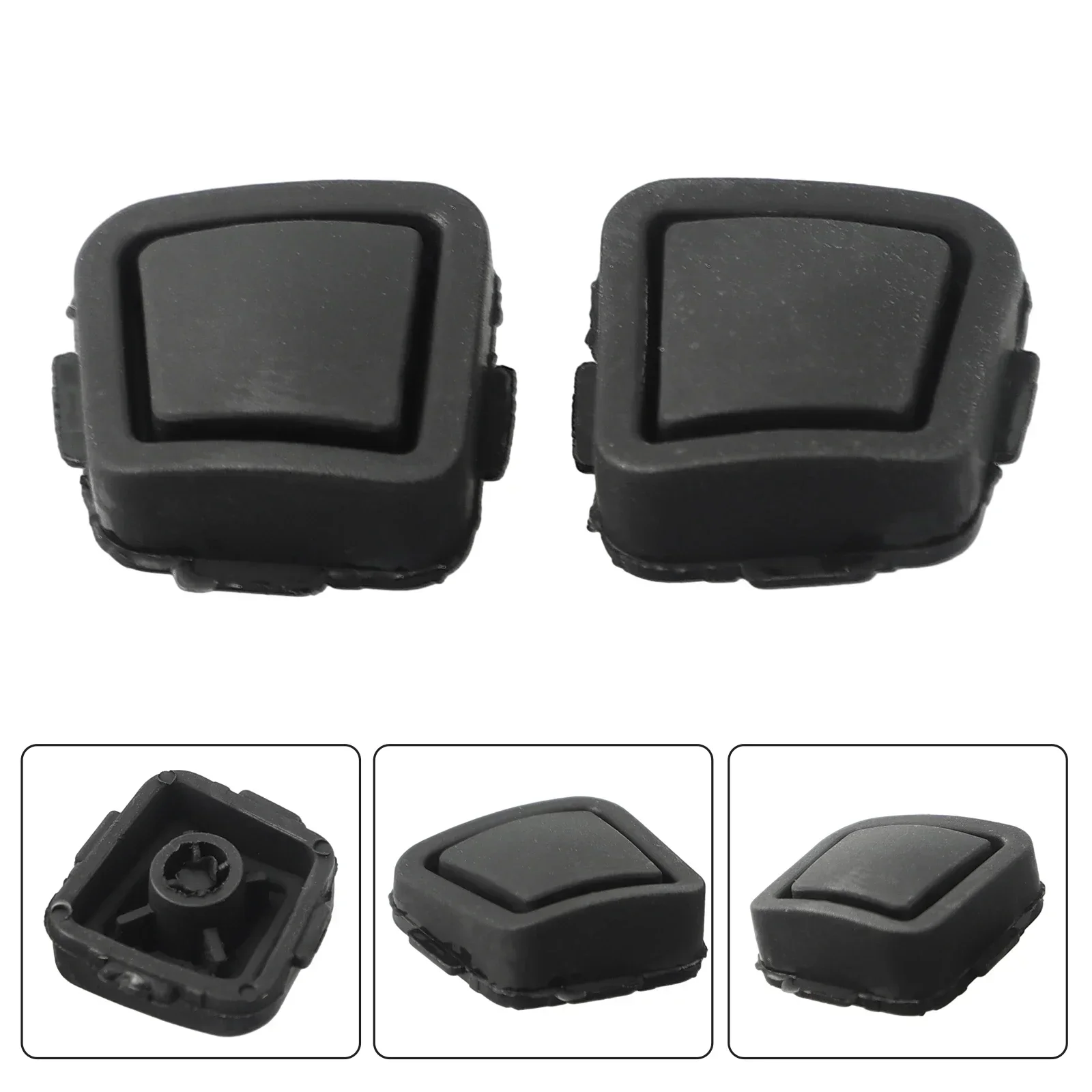 2pcs Door Handle Button Cover For Mercedes-Benz W211 C209 W219 W251 Keyless-Go Door Handle Button Cover Car Accessories