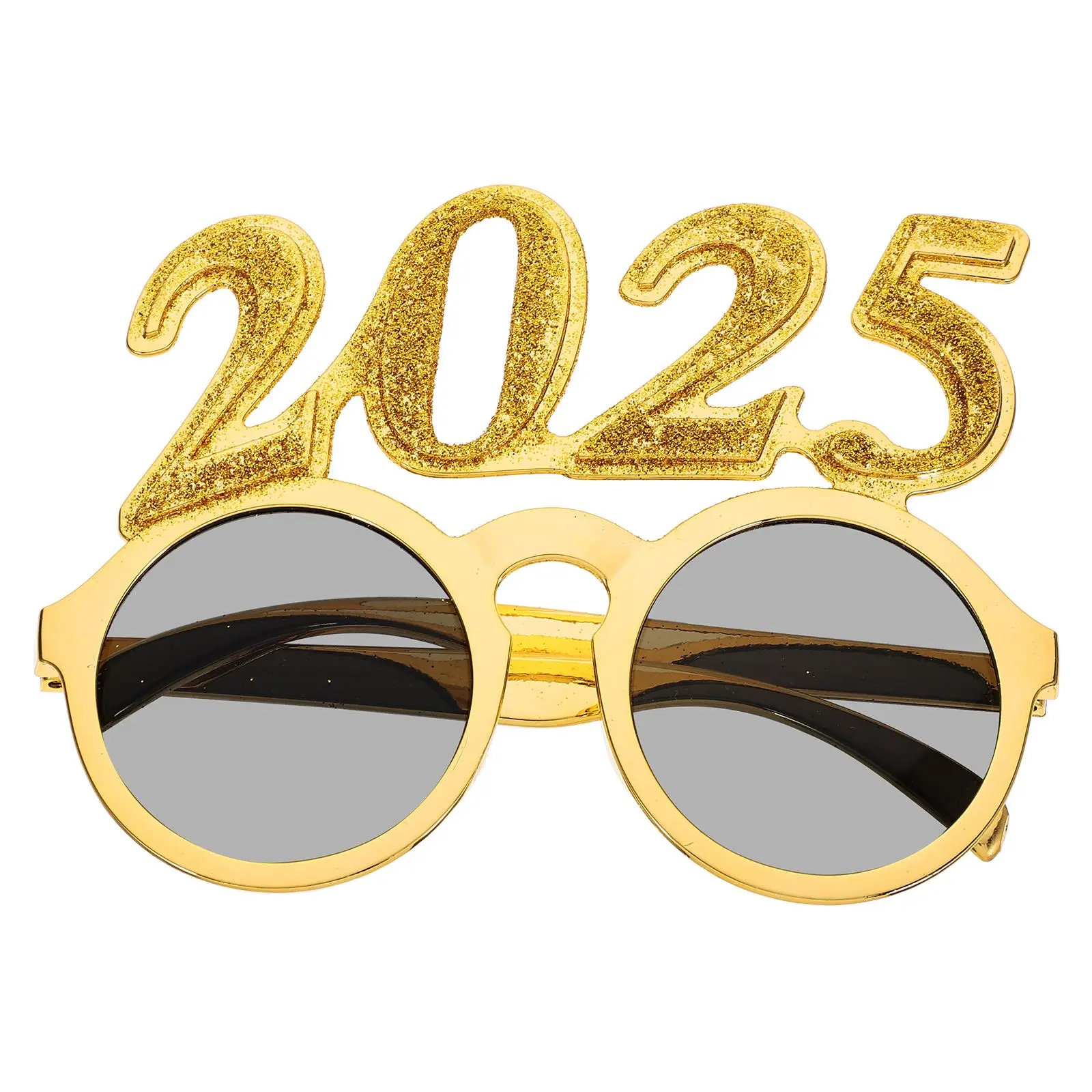 

1 Pair Digital Glasses Graduation Party Funny Glasses Company New Year Eve Eyeglass Prop Decor 2025 Eyewear Photo Stage Decor