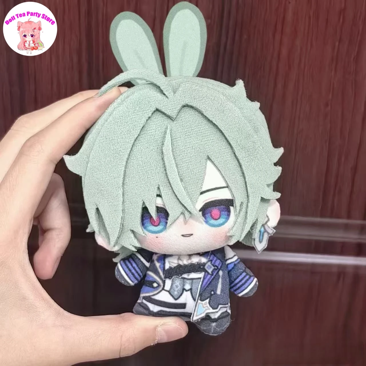 

Аниме-плюшевая игрушка Genshin Impact Лохен, мультяшная версия, хлопковая кукла, оригинальная, 10 см, брелок-подвеска, подарок на день рождения