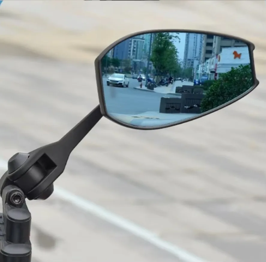 1SET Motorcycle Rearview Mirror Retrofit General Mirror Reflective Anti-Dazzle Blue Mirror