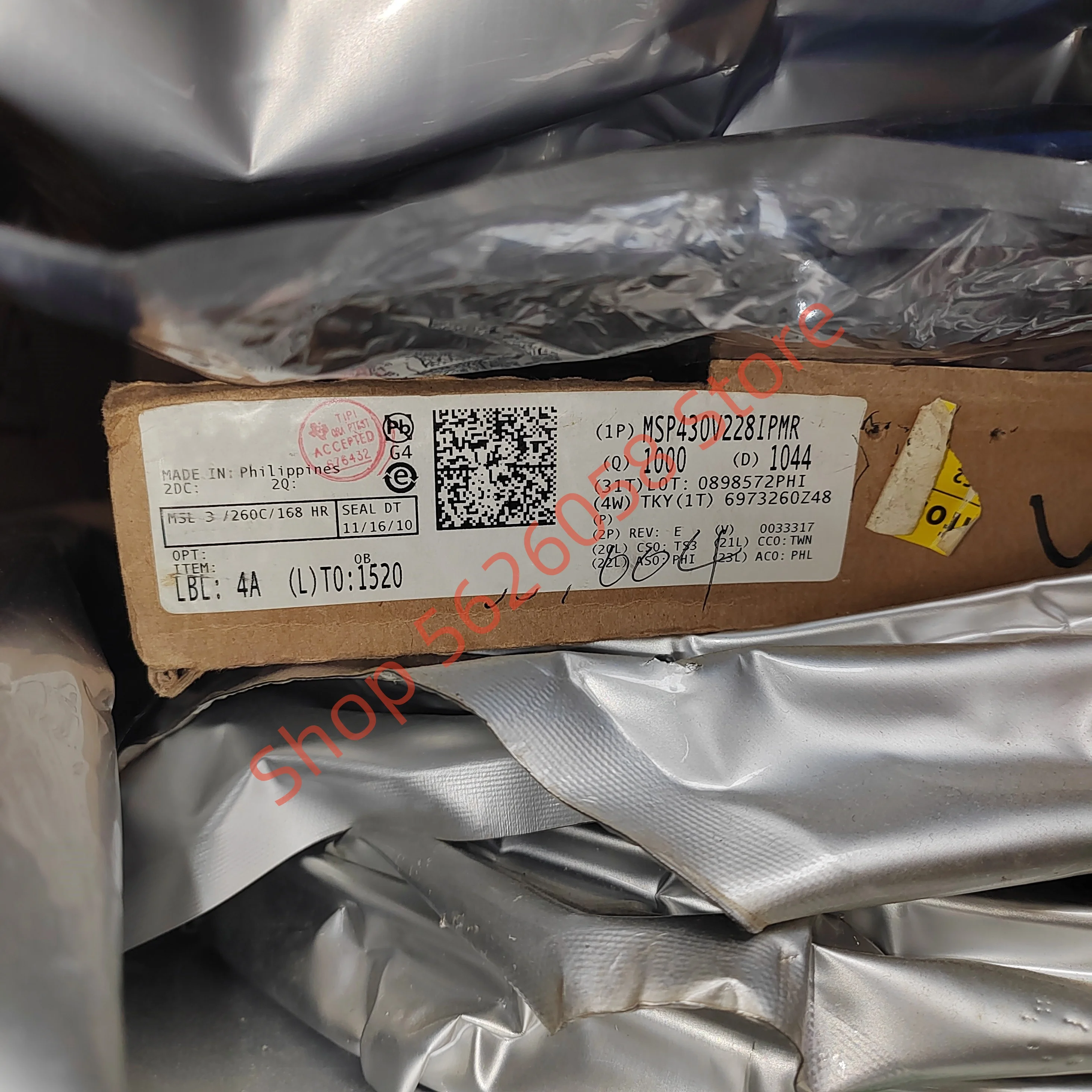 

MSP430V228IPMR 1 шт./лот QFP оригинальный и аутентичный, бесплатная доставка