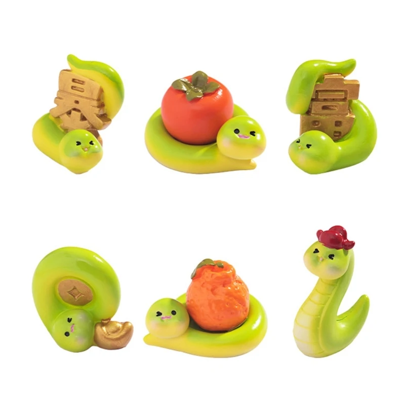 Snake Figurine Statue Resins Snake Decoration Chinese New Years Festival Decoration