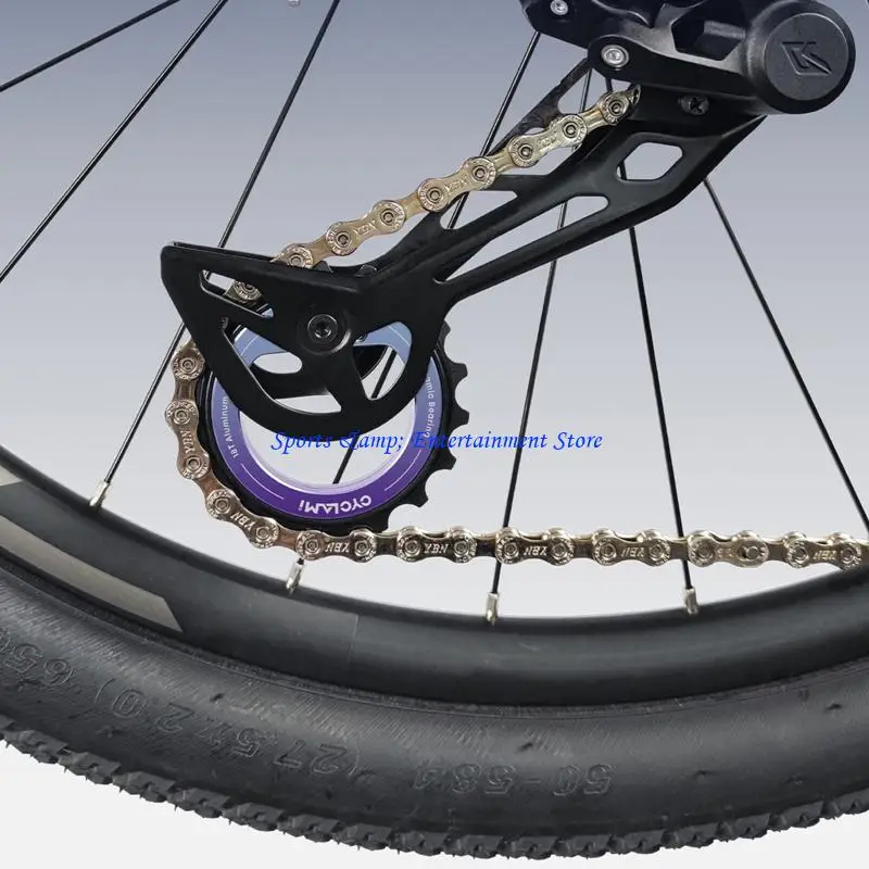 G7NF Hollows Fahrräder Umwerfer Riemenscheibe Fahrrad Aluminiumlegierungen Führungsrad Riemenscheibe hinten – Detail 10