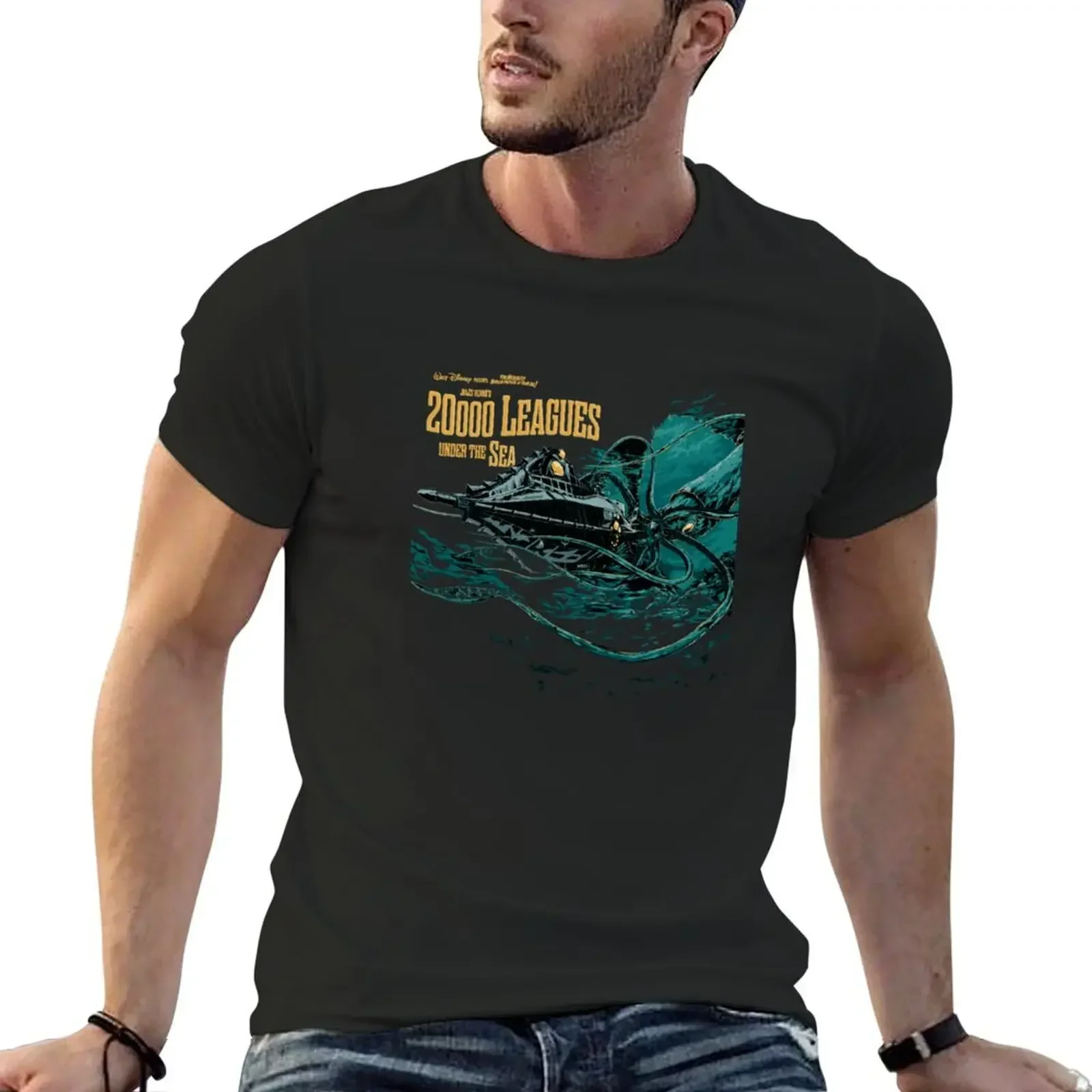 20000 leagues under sea JV Essential TShirt3387 T-Shirt oversized t shirt vintage mens cotton t shirts