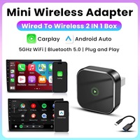 2-in-1 Wireless CarPlay Dongle Wired to Wireless Android Auto Adapter AI Smart Box Car Intelligent Systems For Car With CarPlay