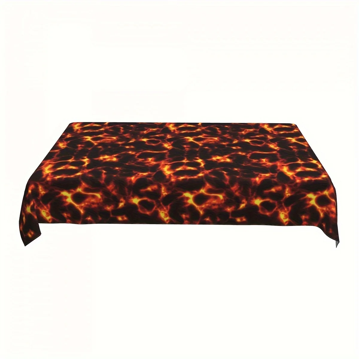 Lava Tablecloth Volcano Decorations Halloween Plastic Table Covers Lava Party Supplies Volcano Tablecloth Fire Table Covers Tabl