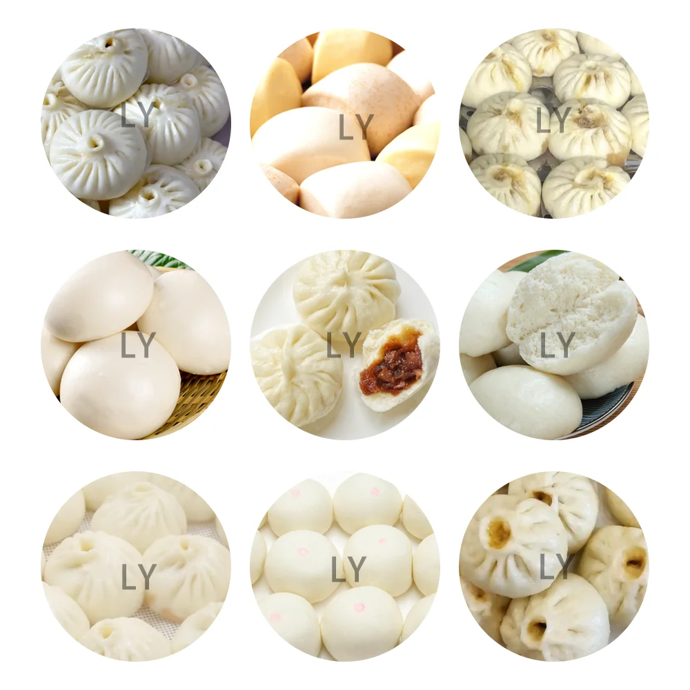 Baozi Making Machine Meet Global Food Safety Standard Automatic Steamed Bun Momo Production Line for Commercial