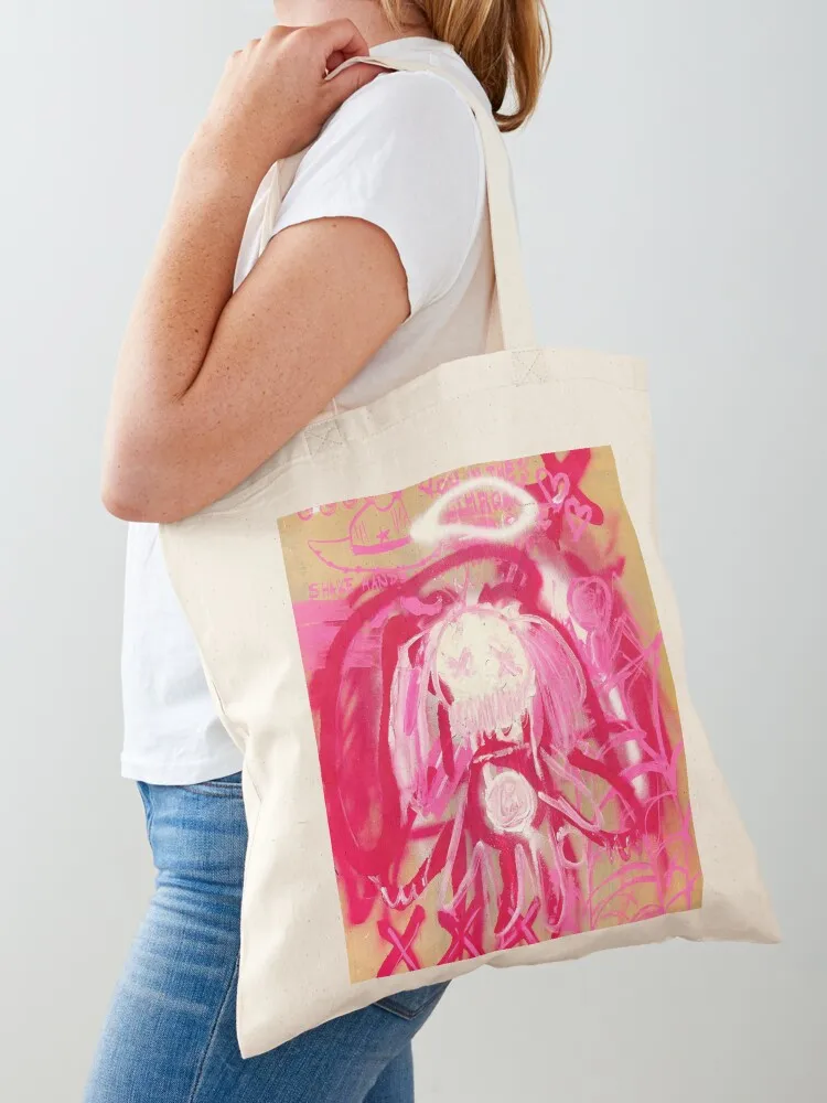 

Shake hands with a cowboy Tote Bag shoping bag tote bag screen handbag