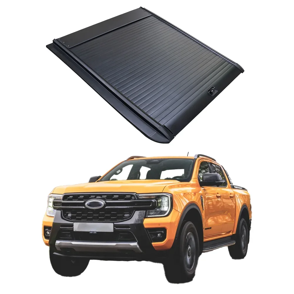 

pickup accessories high quality pickup retractable truck bed covers f150 accessories tonneau cover for Ford Ranger 2023