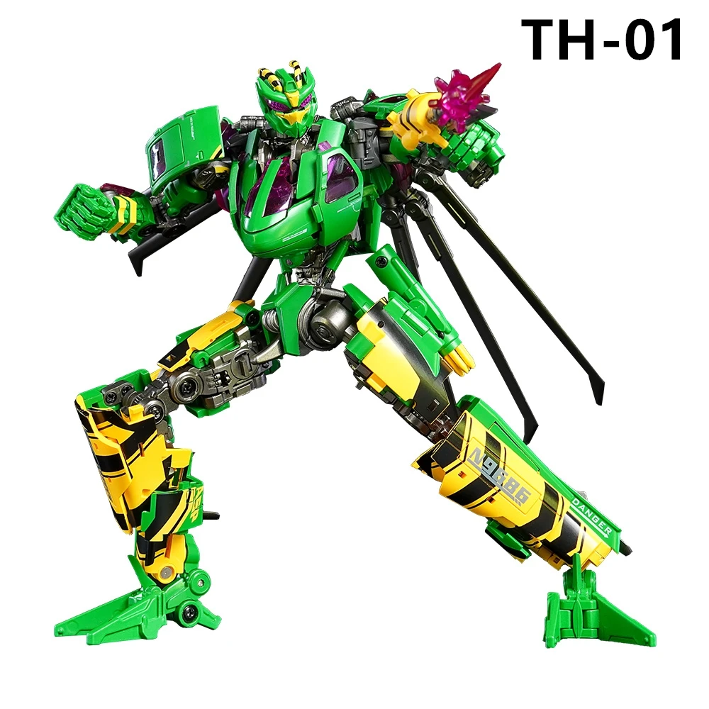 [IN STOCK] Trojan Horse TH-01 Hurricane Transformation TH01 Shape-Shifting Wasp Helicopter Action Figure Robot Toys With Box