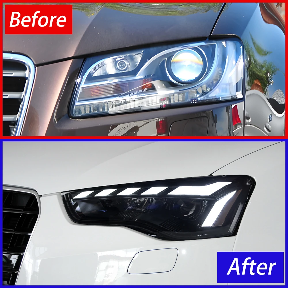 Car Front Lamps For Audi A5  A5L S5 RS5 2008-2016 LED Auto Headlights Assembly Upgrade High Quality Projector Lens Accessories