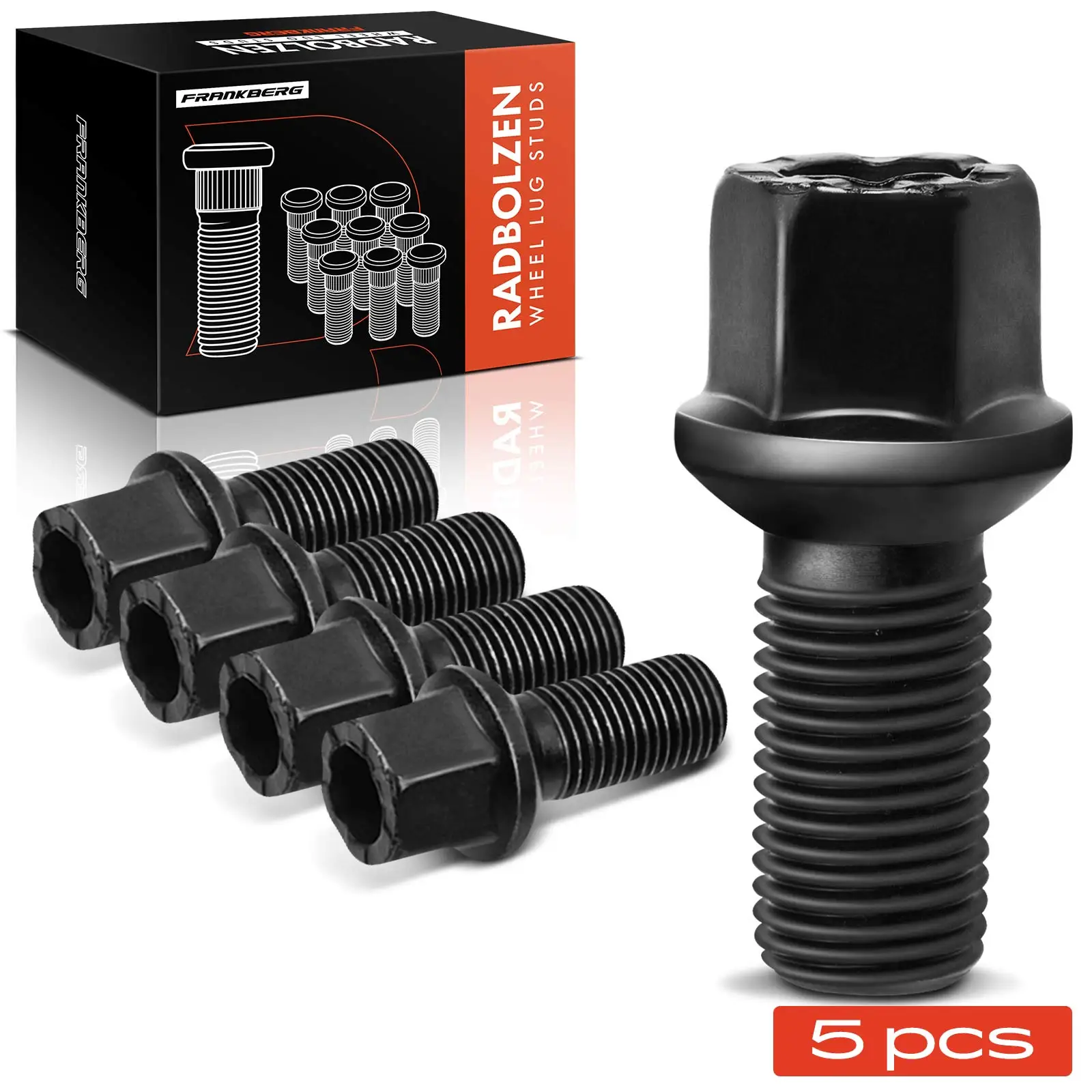 Frankberg 5x Wielbout Vooras en Achteras voor Audi 80 8C2 A4 Avant 8K5 8ED 8K2 8KH 8EC A3 443601139C