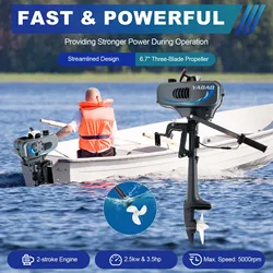 3.5 HorsePower 2-Stroke Outboard Engine, Widely Used in Fishing, Aquaculture and Other Fields for Outboard Fishing Boat Engines