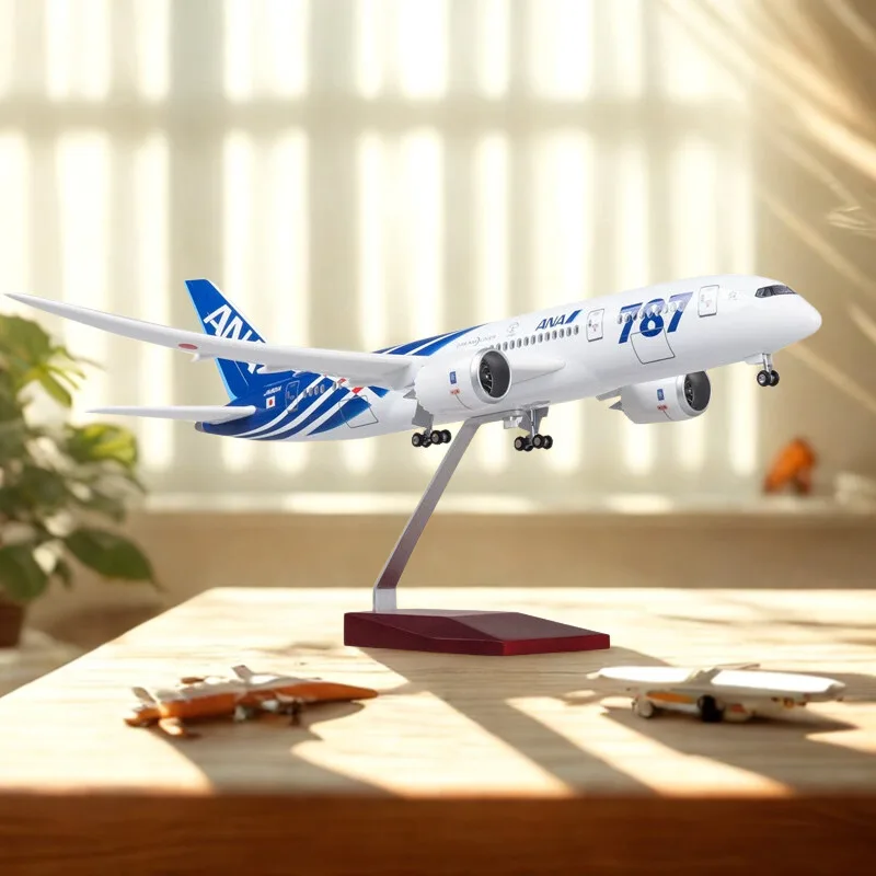 

Resin Plastic Replica Plane Model Toys 1/130 Scale 47cm Airplane 787 B787 Aircraft Japan Ana Airlines Toy Planes For Boys Airpla