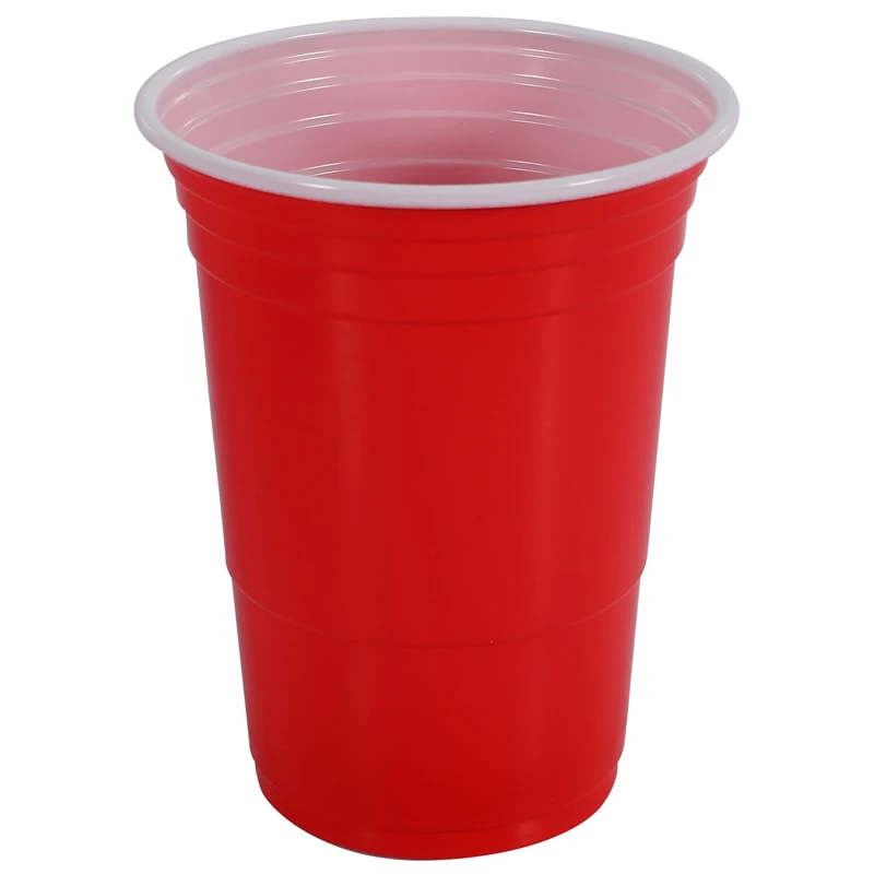 Top Deals 50Pcs/Set 450Ml Red Disposable Plastic Cup Party Cup Bar Restaurant Supplies Household Items For Home Supplies