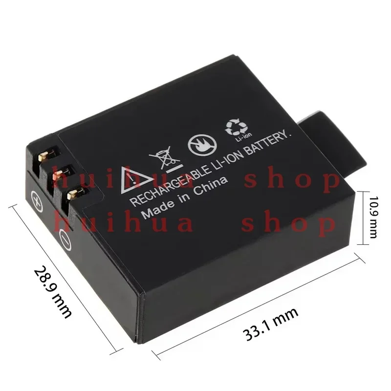 900mAh SJ4000 Battery + Charger For SJCAM SJ5000 WIFI SJ7000 SJ8000 SJ4000WIFI SJ6000 EKEN H9R M10 4K H3 H8 H9 PG900 Bateria zm