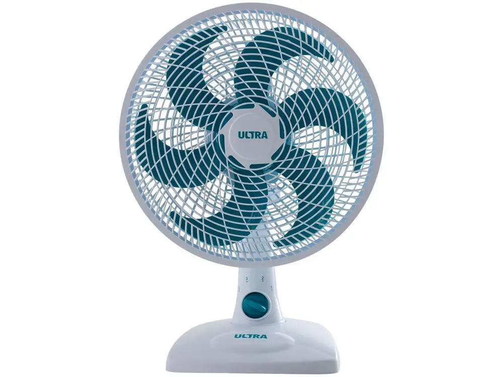 2 in 1 Fan Ultra V-30B-6P 30cm 6 Speeds 3 Speeds White and Blue-220V