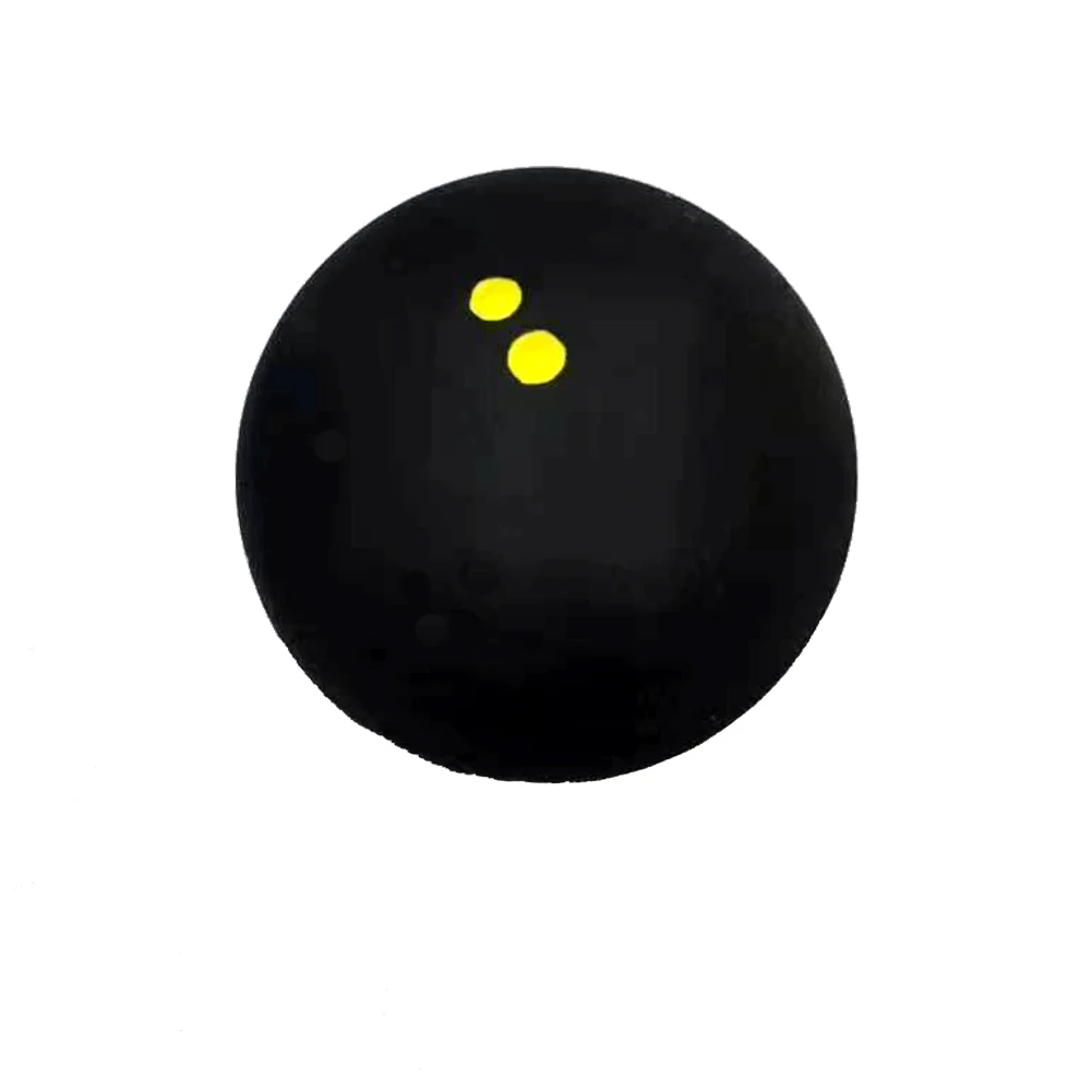 3-part Double Yellow Dot Squash Ball Custom Logo Professional high elasticity resistant to play For Training and Practice