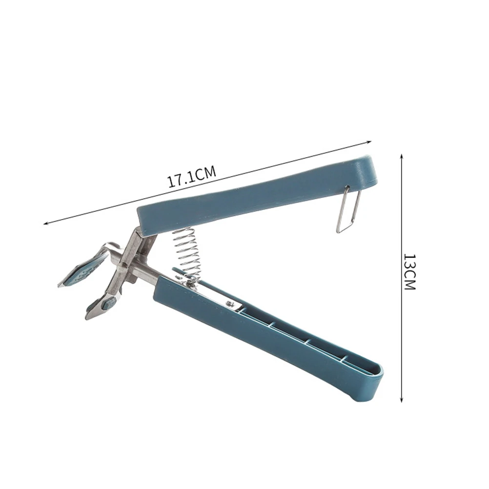 

2pcs Plastic Anti-Scalding Bowl Clip Plate Clamp Non-Slip Kitchen Gadget Heat-Resistant Holder For Home Use Dark Blue