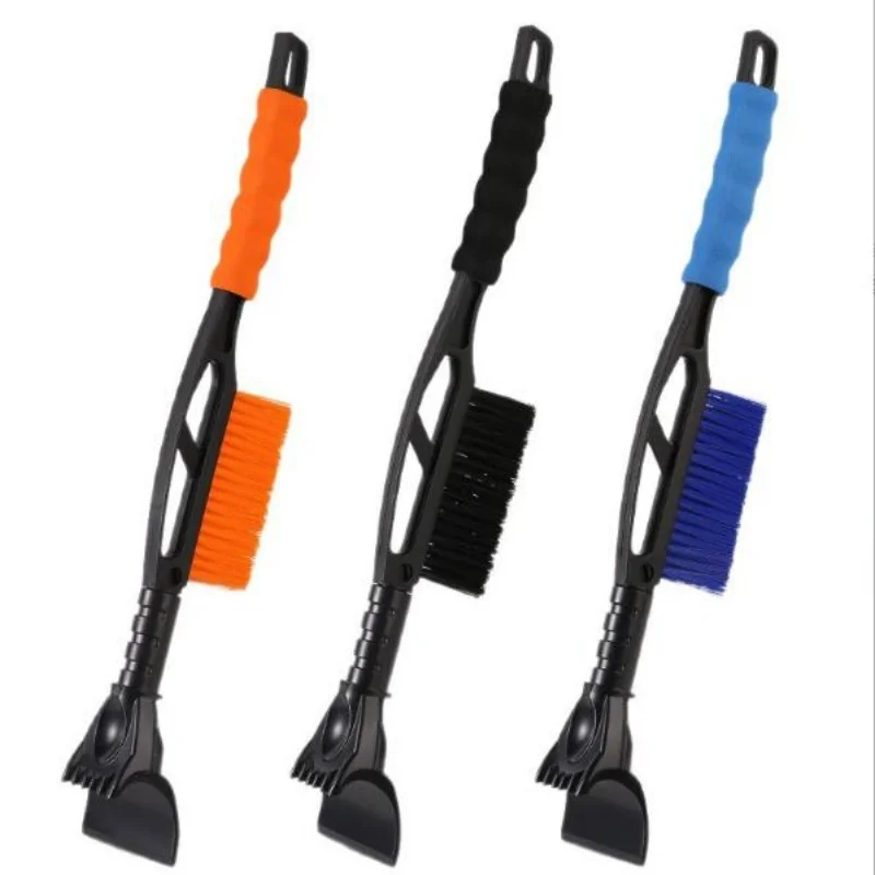 

ISURE MARINE Автомобильная лопата для размораживания 2-в-1, многофункциональная с щетиной, автомобильная лопата для снега, съемная автомобильная лопата для снега