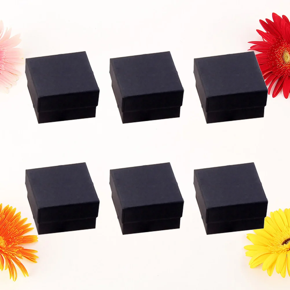 

25 PCS Kraft Paper Jewelry Box Gift Packaging Boxes for Packing Orders Small Business Necklace
