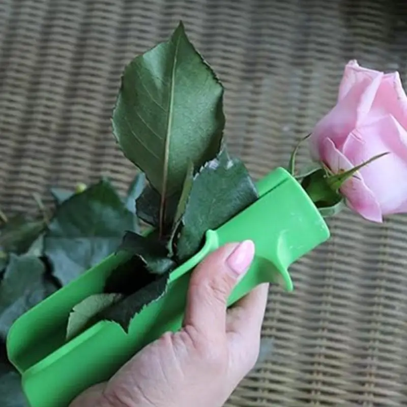 Rose Thorn Remover Leaves Removal Rose Cleaner Tool Rose Stripper Stem Cleaner Florist Tools Thorn Remover Tool Gardening Flower