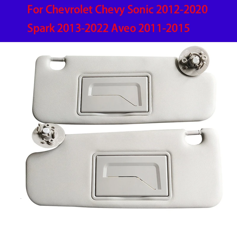 

Car Interior Sun Visor For Chevrolet Chevy Sonic 2012-2020 Spark 2013-2022 Aveo 2011-2015 Daewoo Matiz Panel With Makeup Mirror