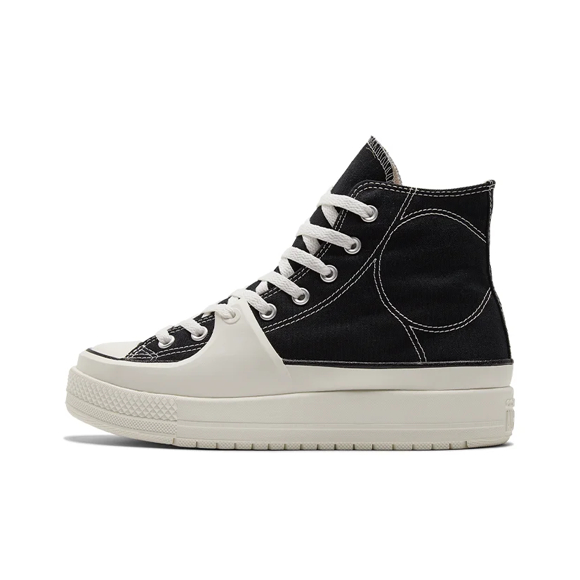 POIZON Chuck Taylor All Star Converse Construct High 'Preto e Branco'