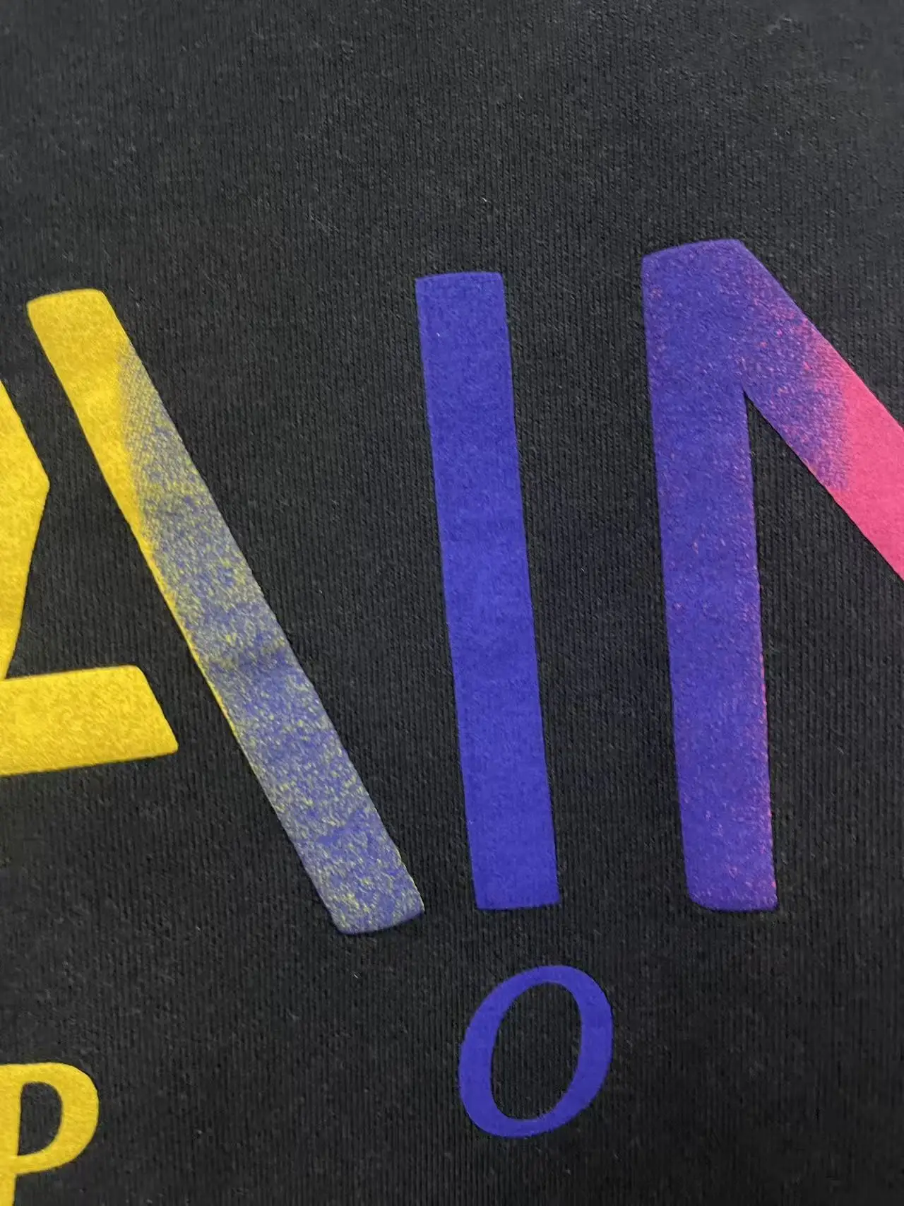 

American Retro Letter Print Loose Casual round Ne Sweatirt Men's Comfortable Cotton T-irt Youth Faion