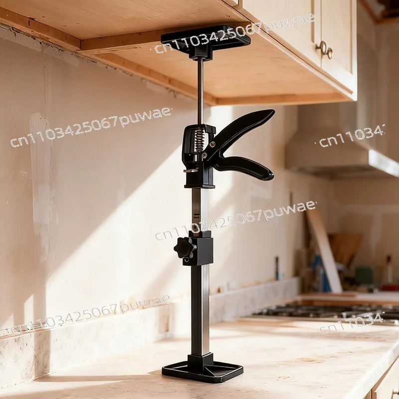 Telescopic Cabinet Support Rod Stainless Steel Labor-Saving Lift Jack for Cabinet Wardrobe Installation Support Bracket