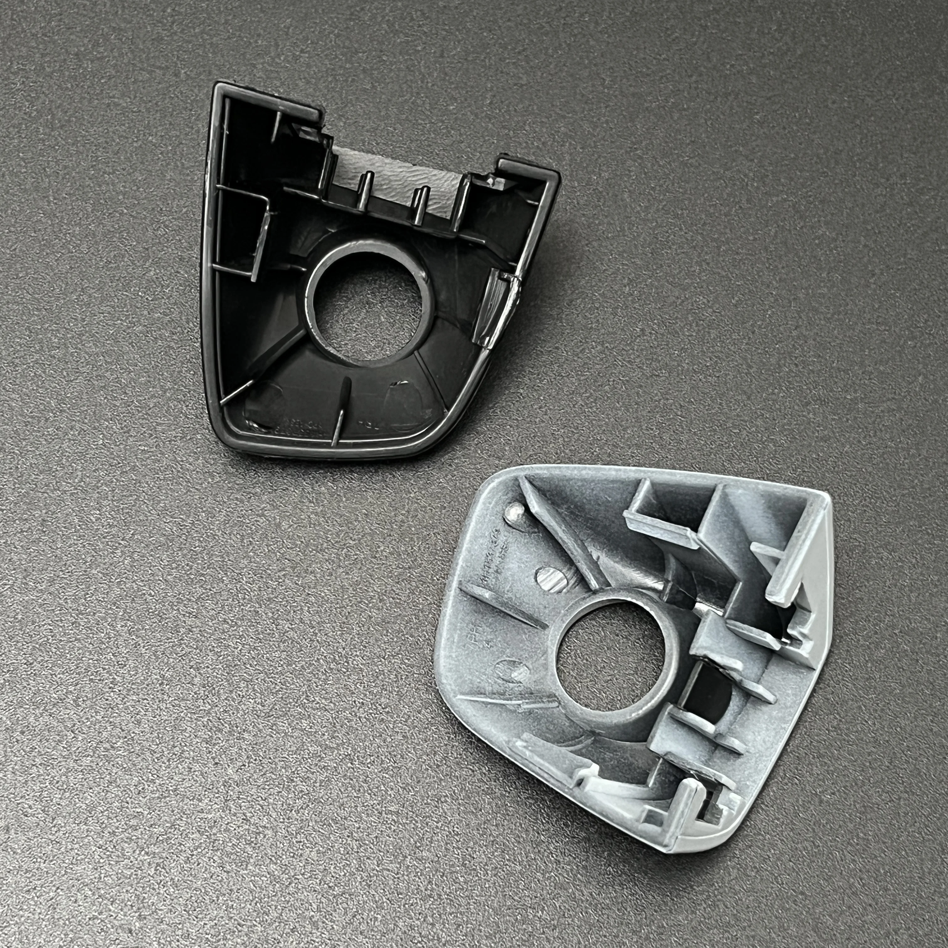 Black White Left Front Door Handle Lock Key Hole Cover Cap 4H1837879 For Audi A6 C7 A7 2012 2013 2014 2015 2016