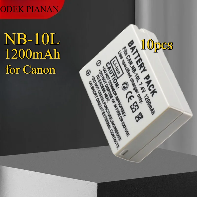 10Pcs 1200Mah NB-10… - image