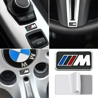 1pcs 3D Metal Car Emblem Sticker Auto Accessories For BMW M F10 F07 E90 E60 F30 E89 E85 E91 E92 X1 X3 X4 X5 X6 1 3 5 7 Series