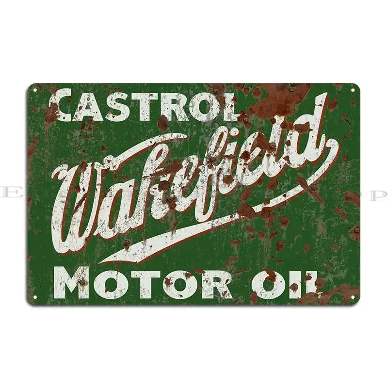 Castrol Vintage Sign 4 Metal Sign Decoration Retro Pub Club Tin Sign Poster
