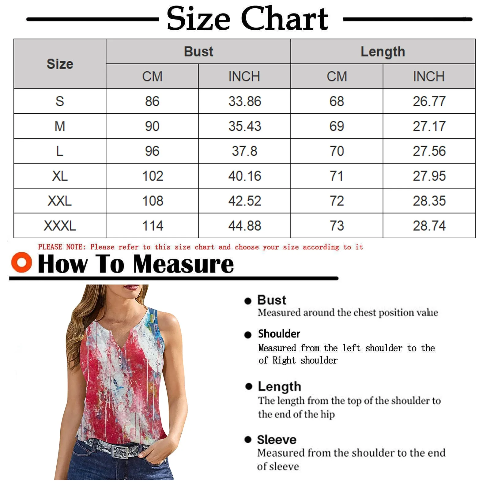 ملابس علوية نسائية أساسية برقبة على شكل V ، ملابس علوية مطبوعة للنساء ، رقبة حرف V يومية كاجوال ، موضة العطلات