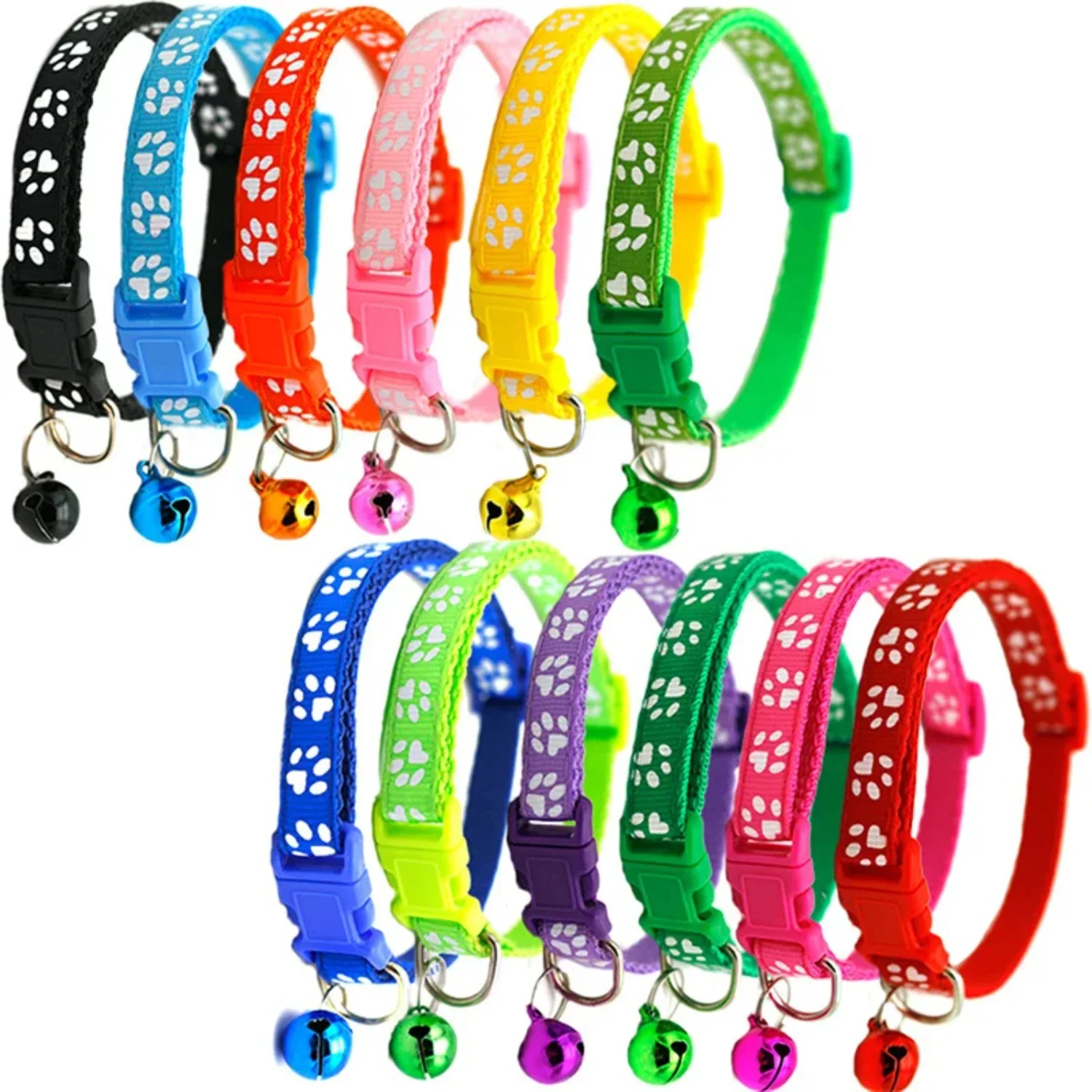 Wholesale Adjustable Cat Collar - Excellent, Stylish and Convenient with Bell - Perfect Option for Stylish, Adorable, and Cute K