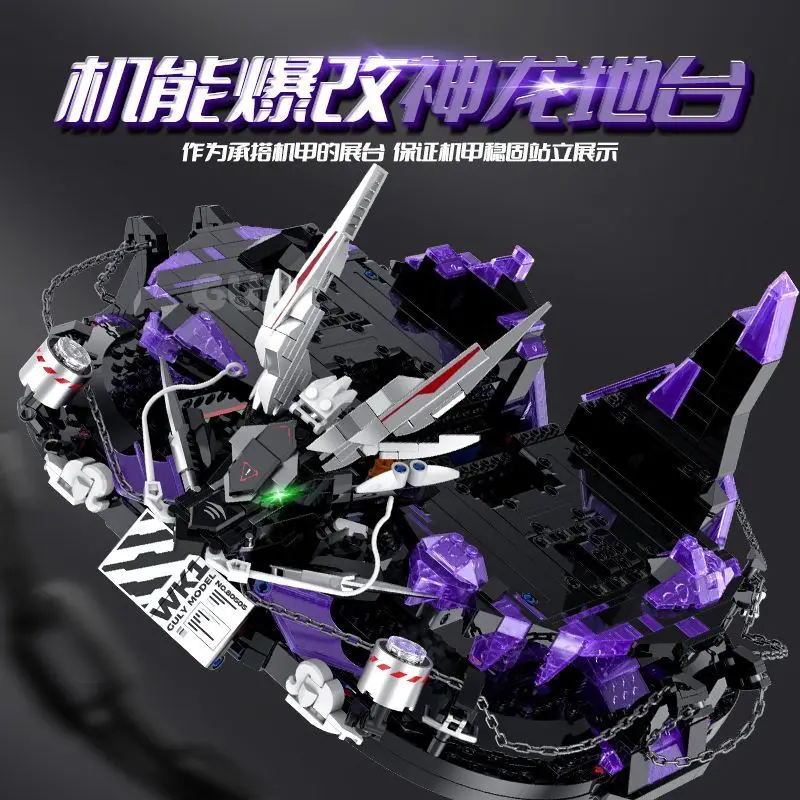 Nuovo Qi Tian WuKong Mecha scuro di grandi dimensioni Blocchi di costruzione Modello assemblato Pezzi di robot Giocattoli educativi per bambini Regali