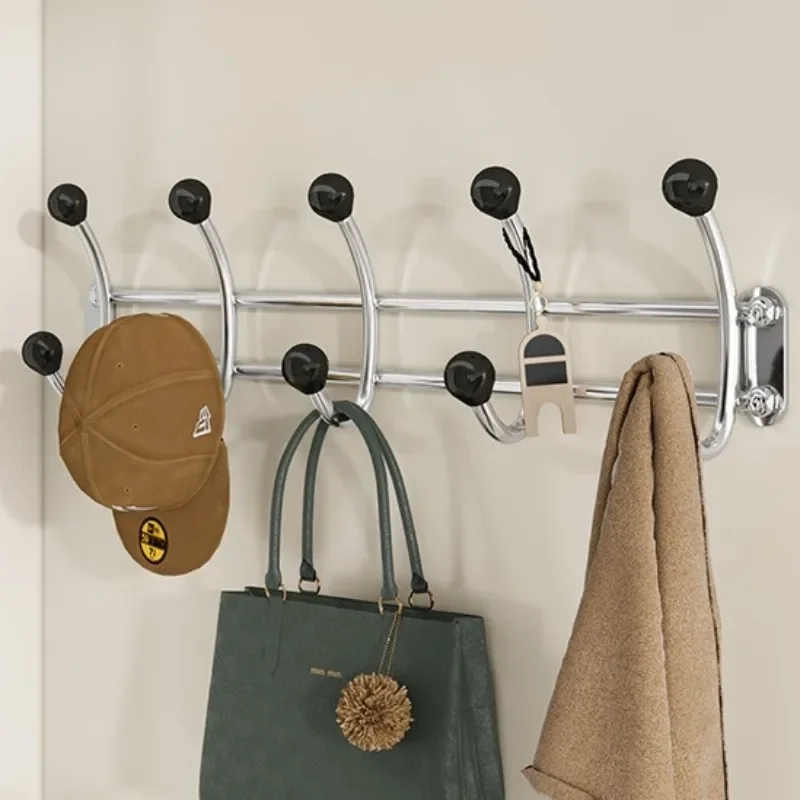 Wall Mounted Coat Racks Iron Clothes Hanger Modern Entrance Hall Clothing Hook Luxury Aesthetic Living Room Wall Organizer Hooks