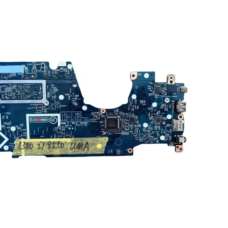 For Lenovo ThinkPad L380 Laptop Motherboard I7-8550U LKL-1 17821-1M 20M5 20M6 100% test OK 02DA278 02HM026 5B21B35326