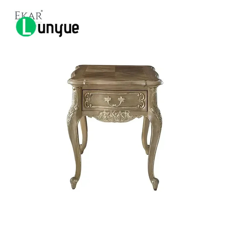 Square Coffee Table with Inlaid Top and Grooved Legs for Living Room Hampton Estate Style Modern Furniture Home Decor