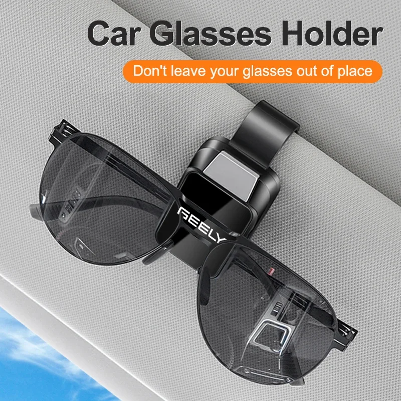 Car Sunglasses Holder Eyeglasses Mount Clip For Geely Coolray Starray Emgrand EX5 Monjaro EX2 Okavango Atlas Tugella Preface