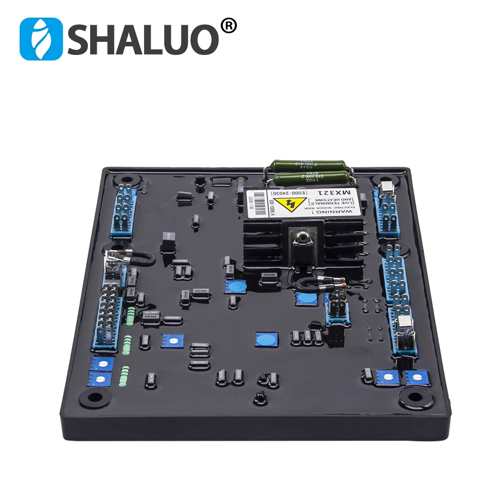 Imagem -06 - Regulador de Tensão Automático e Estabilizador Painel de Controle Gerador de Ímã Permanente Trifásico Peças Sobressalentes Mx321 Avr Pmg