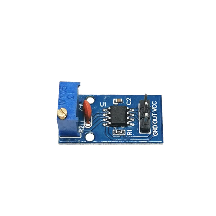 Ne555 gerador de pulso onda quadrada onda retangular pequeno módulo gerador de sinal frequência ajustável
