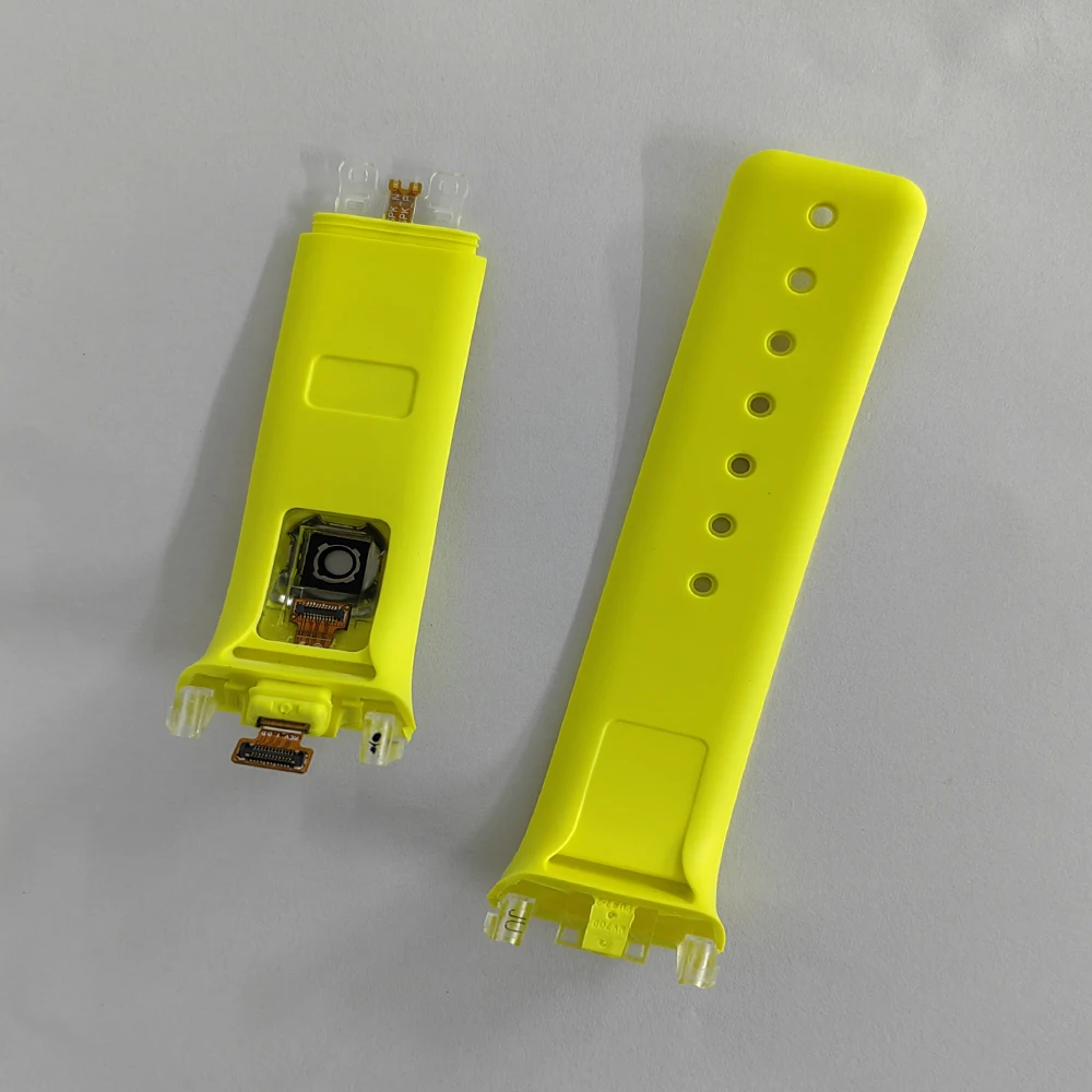 Silicone Strap Two Piece Set For Samsung Gear SM-V700 Soft Belt Anti-scratch Bracelet Watch Replacement Accessories
