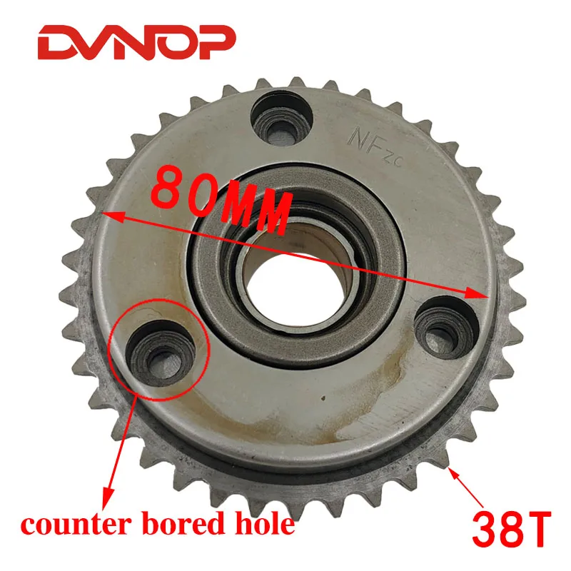 Motorcycle Engine parts one way Starter Clutch Overrunning Clutch Gear For HONDA CA250 CBT125 CM125 DD250 JH250 CBT250 DD350