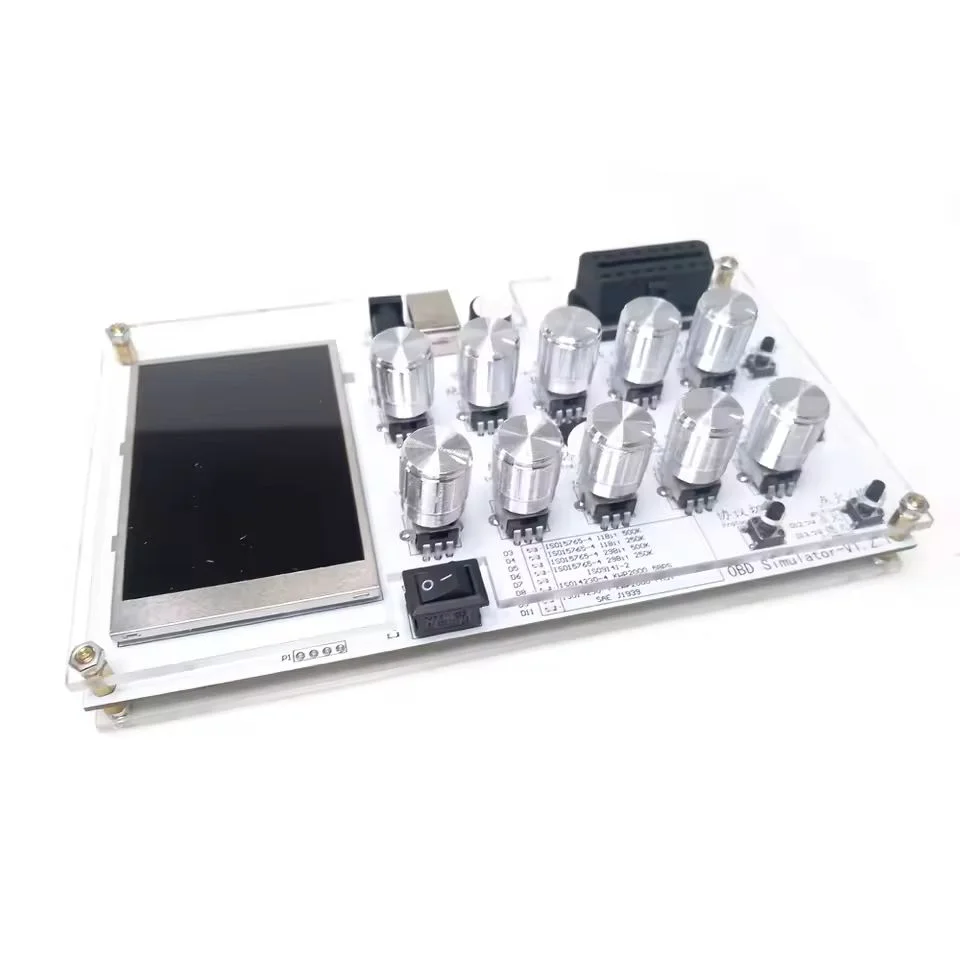 ELM327 ECUシミュレーター 車用LED付きシミュレーター ECUテストプラットフォーム ELM327開発テストカー II 2 ECUシミュレーター