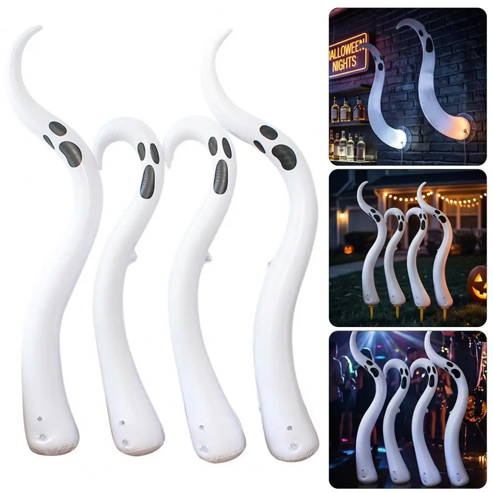 Halloween Decorations Halloween Sandworm Tentacle Window Decor Pvc Yard Prop Spooky Outdoor Party Decoration Seasonal Holiday